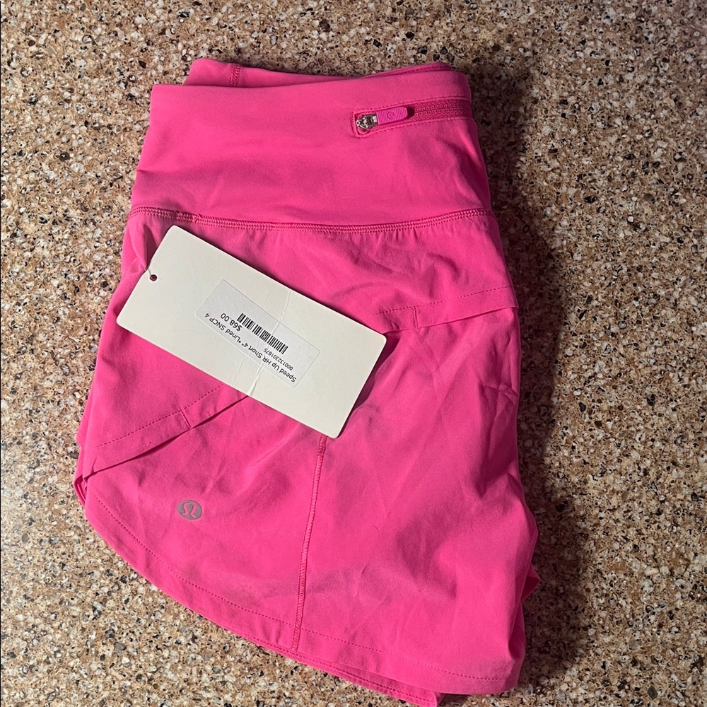 Lululemon Athletica Bright Pink Athletic Shorts